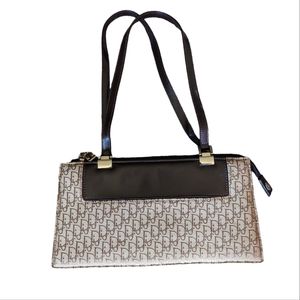 Vintage Christian Dior Trotter Monogram Handbag Purse Clutch